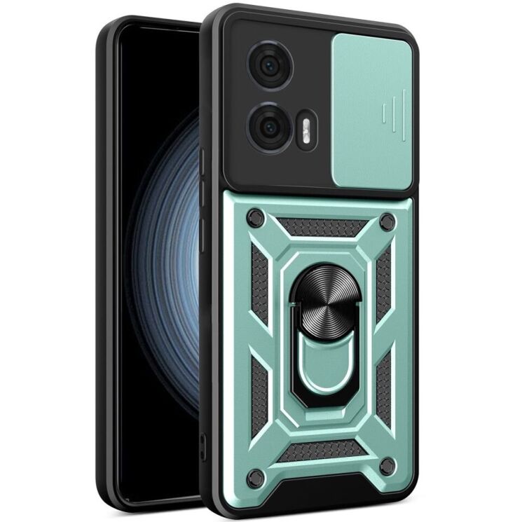 Защитный чехол Deexe Armor Shield для Motorola Edge 50 Fusion - Green: фото 1 из 7