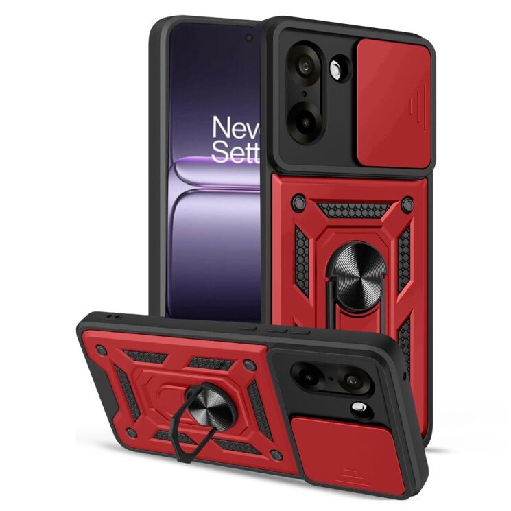 Захисний чохол Deexe Armor Shield для OnePlus Nord CE 5 / Ace 5 Racing - Red: фото 1 з 9