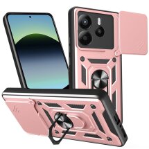 Защитный чехол Deexe Armor Shield для Xiaomi Redmi Note 14 4G - Rose Gold: фото 1 из 9