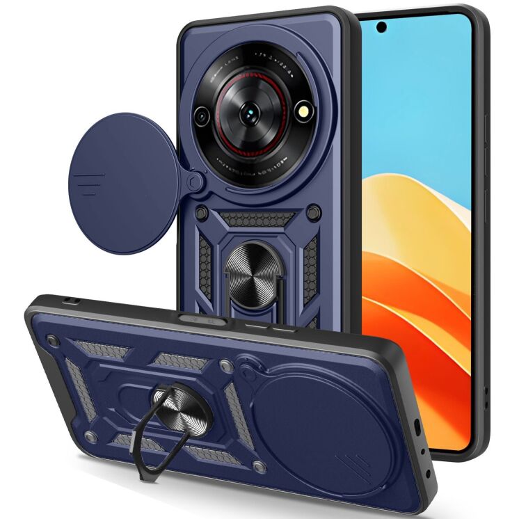 Защитный чехол Deexe Armor Shield для ZTE Nubia Focus - Blue: фото 1 из 11
