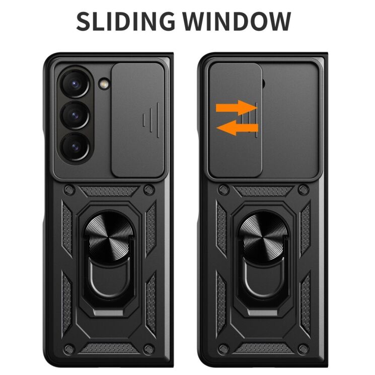 Защитный чехол Deexe Armor Shield (FF) для Samsung Galaxy Fold 6 - Black: фото 2 из 10