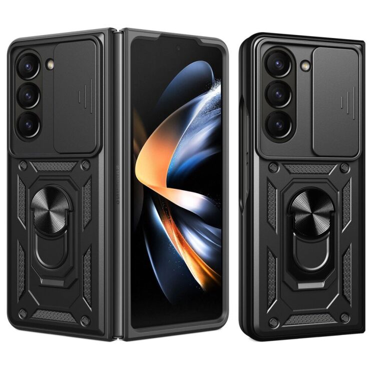 Защитный чехол Deexe Armor Shield (FF) для Samsung Galaxy Fold 6 - Black: фото 1 из 10