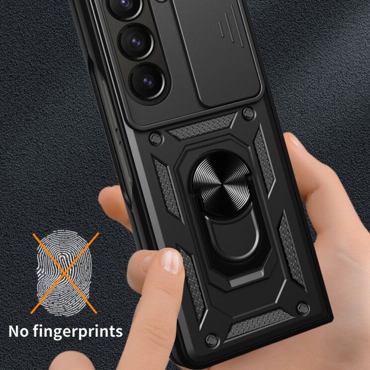 Защитный чехол Deexe Armor Shield (FF) для Samsung Galaxy Fold 6 - Black: фото 7 из 10