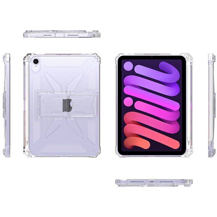 Защитный чехол Deexe Astro Deck для Apple iPad Air 4/5 10.9 (2020/2022) / Air 11 M3/M2 (2025/2024) - Transparent: фото 6 из 6