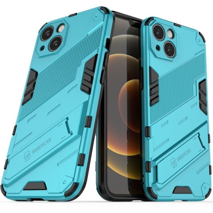 Защитный чехол Deexe Bibercas для Apple iPhone 13 - Baby Blue: фото 1 из 10