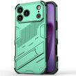 Захисний чохол Deexe Bibercas для Apple iPhone 17 Pro - Green (387315G)