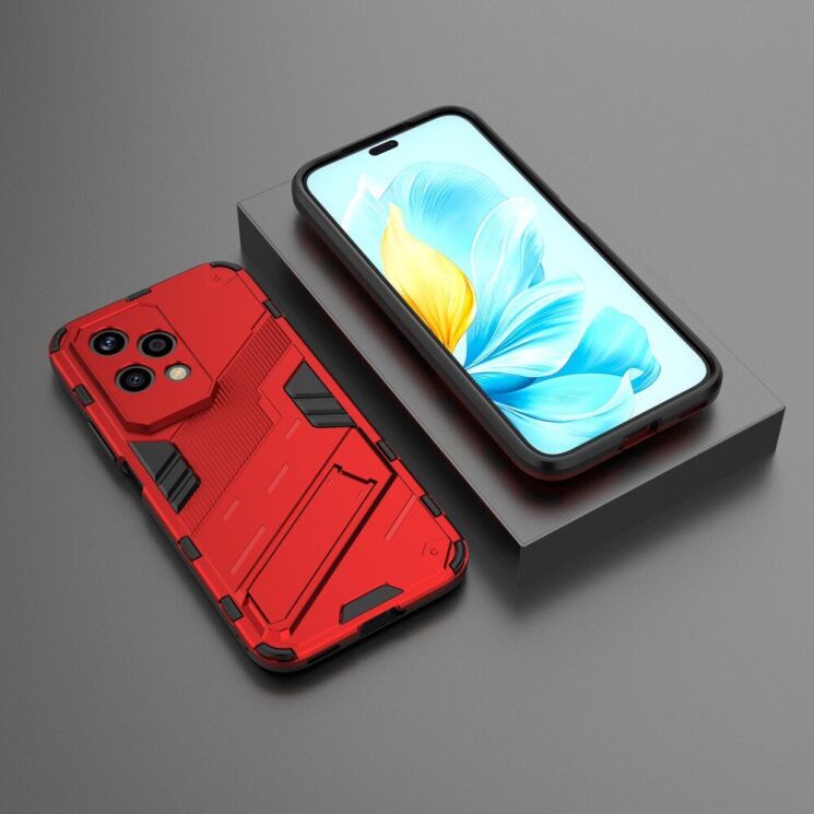 Защитный чехол Deexe Bibercas для Honor 200 Lite - Red: фото 6 из 8