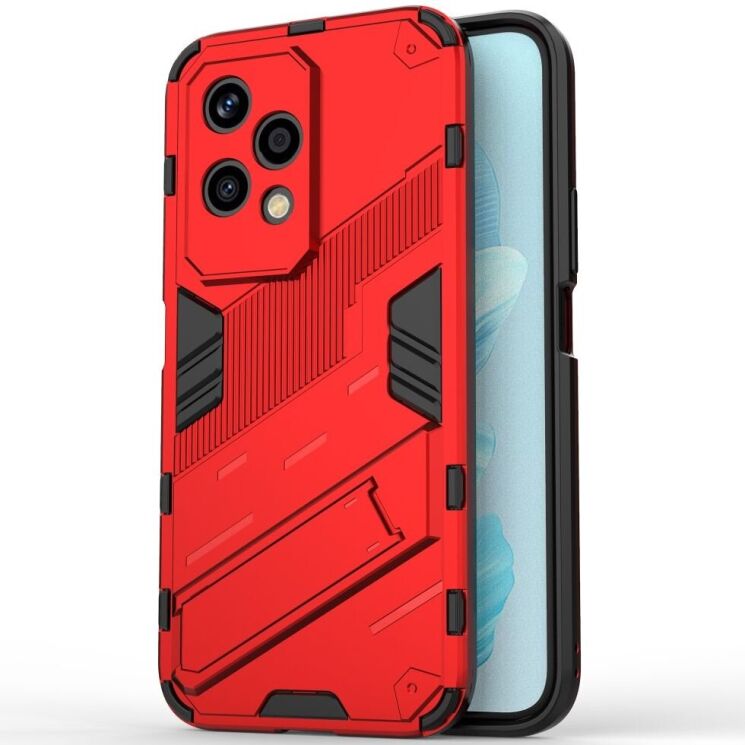 Защитный чехол Deexe Bibercas для Honor 200 Lite - Red: фото 2 из 8