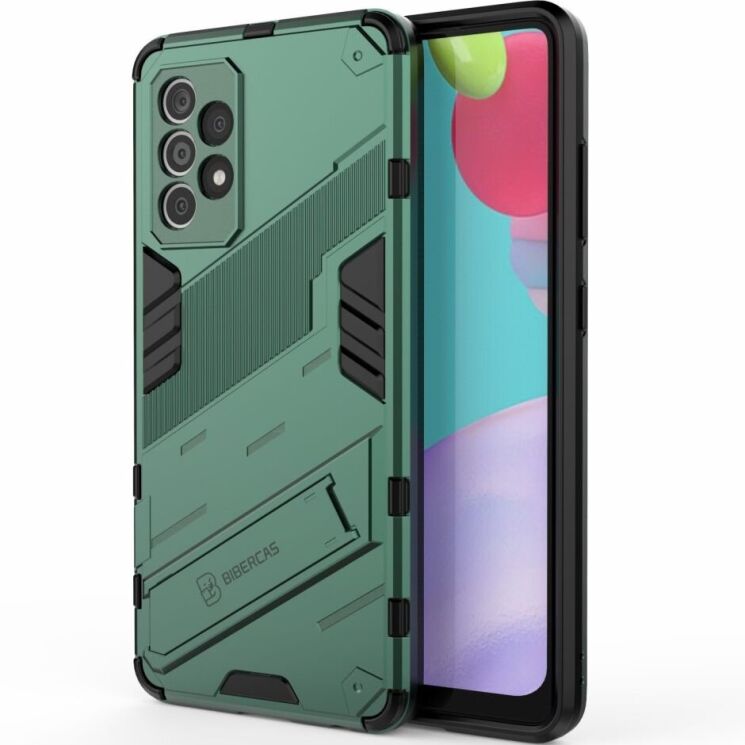 Защитный чехол Deexe Bibercas для Samsung Galaxy A52 (A525) / A52s (A528) - Green: фото 2 из 10