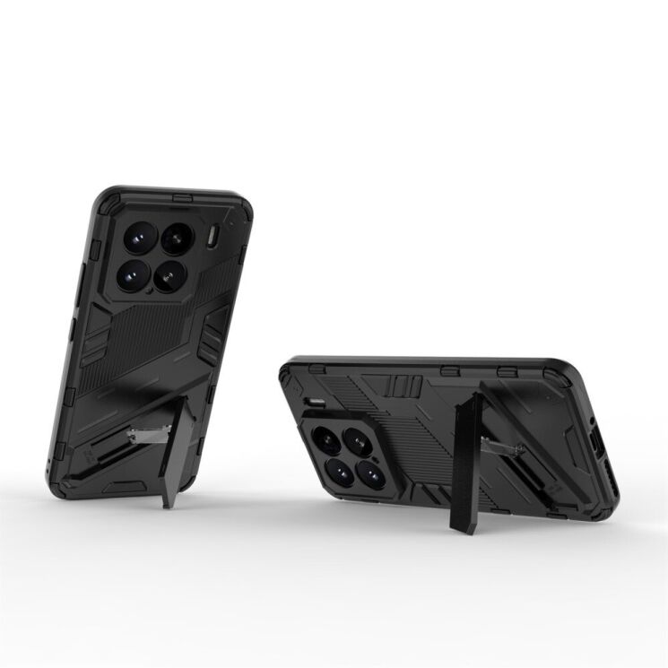 Захисний чохол Deexe Bibercas для Xiaomi 15 - Black: фото 3 з 7