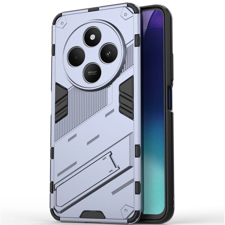 Защитный чехол Deexe Bibercas для Xiaomi Redmi 14C / Redmi A4 5G / Poco C75 - Dark Blue: фото 2 из 8