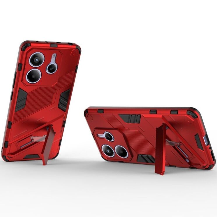Защитный чехол Deexe Bibercas для Xiaomi Redmi Note 14 5G - Red: фото 3 из 5