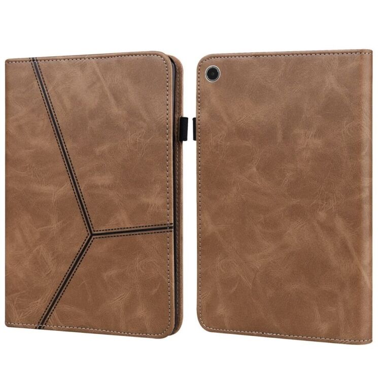 Защитный чехол Deexe Business Cover для Lenovo Tab Plus - Brown: фото 1 из 12
