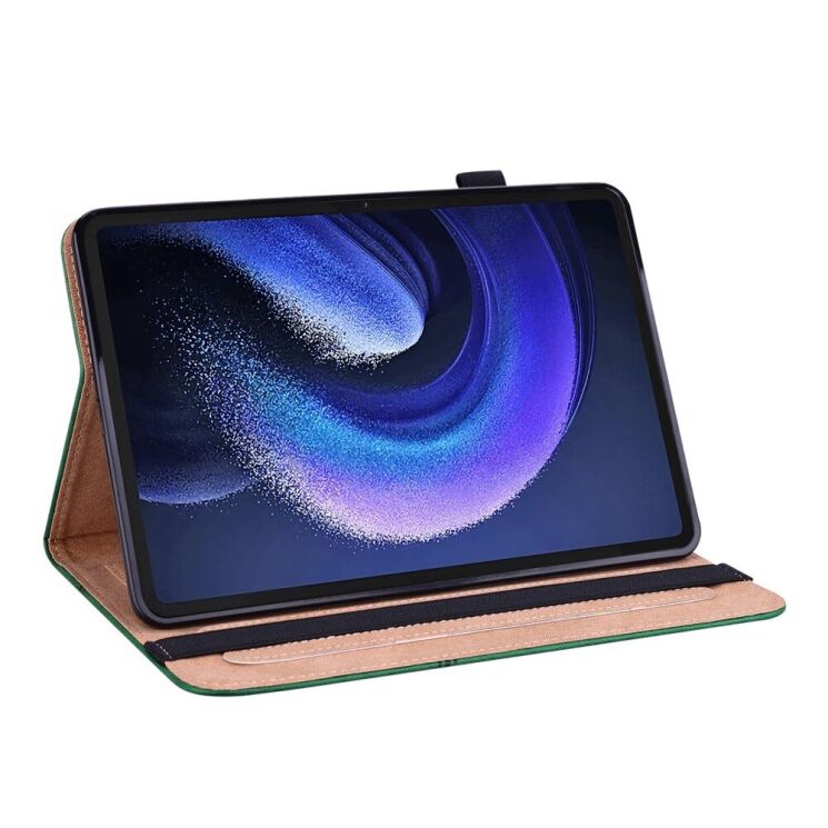 Защитный чехол Deexe Business Cover для Xiaomi Pad 6 / 6 Pro - Green: фото 2 из 11