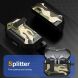 Захисний чохол Deexe Camouflage Case для Samsung Galaxy Buds 3 / Buds 3 Pro - Black (360908B). Фото 7 з 11