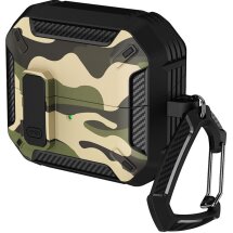 Захисний чохол Deexe Camouflage Case для Samsung Galaxy Buds 3 / Buds 3 Pro - Green: фото 1 з 11