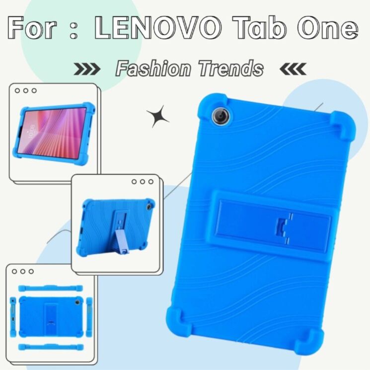 Защитный чехол Deexe Color AirBag для Lenovo Tab One - Dark Blue: фото 16 из 20