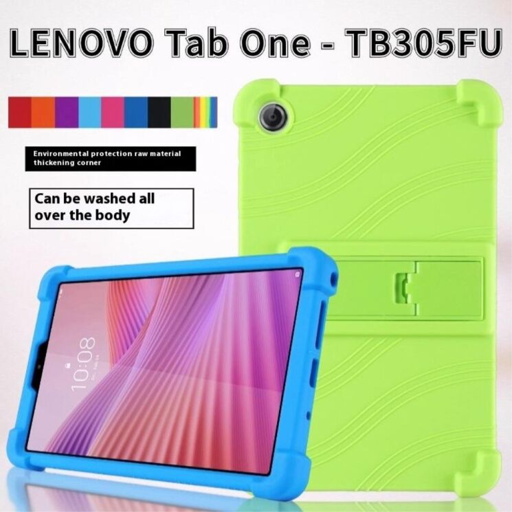 Защитный чехол Deexe Color AirBag для Lenovo Tab One - Dark Blue: фото 17 из 20