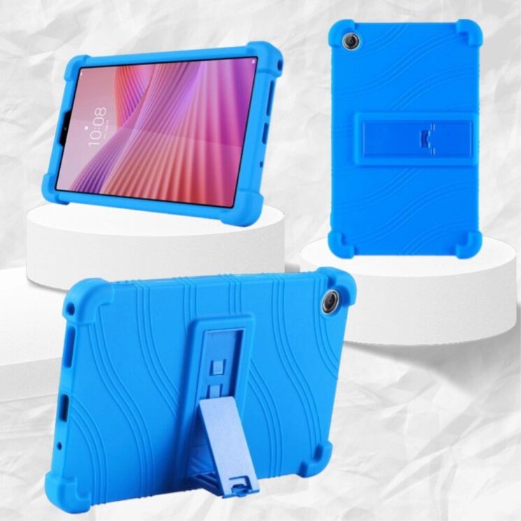 Защитный чехол Deexe Color AirBag для Lenovo Tab One - Dark Blue: фото 15 из 20