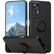 Защитный чехол Deexe Color Shell для Xiaomi 12T Pro - Black (308413B)
