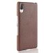Защитный чехол Deexe Croco Style для Sony Xperia L3 - Brown (215213Z). Фото 4 из 4