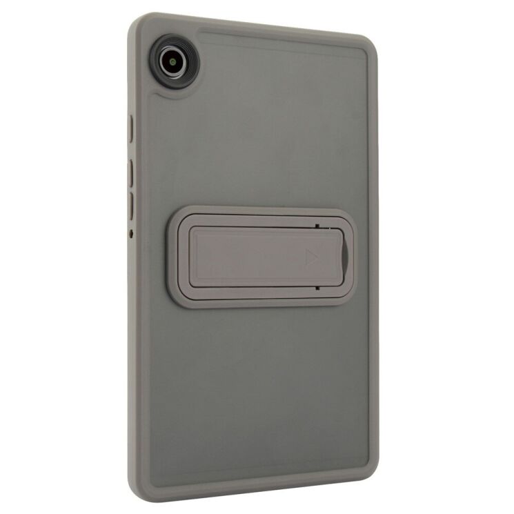 Защитный чехол Deexe Crystal Kickstand для Samsung Galaxy Tab A9 (X110/115) - Grey: фото 5 из 12