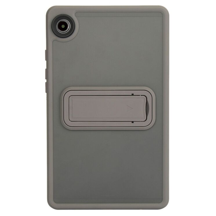 Защитный чехол Deexe Crystal Kickstand для Samsung Galaxy Tab A9 (X110/115) - Grey: фото 4 из 12
