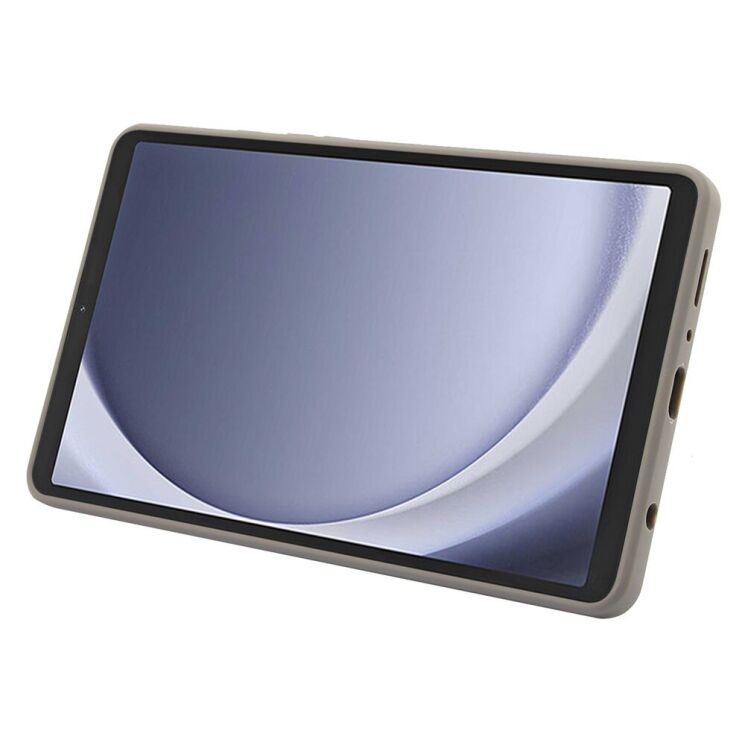 Защитный чехол Deexe Crystal Kickstand для Samsung Galaxy Tab A9 (X110/115) - Grey: фото 3 из 12