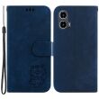 Защитный чехол Deexe Cute Tiger (FP) для Motorola Moto G24 / G04 / G04s / E14 - Dark Blue (347806DB)