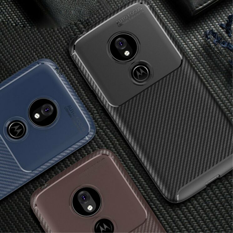 Защитный чехол Deexe Fusion для Motorola Moto G7 Play (XT1952) - Blue: фото 3 из 6