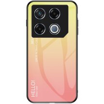 Защитный чехол Deexe Gradient Color для Infinix GT 20 Pro - Yellow: фото 1 из 7