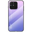 Защитный чехол Deexe Gradient Color для Realme Narzo 50A - Pink / Purple (301104PV)