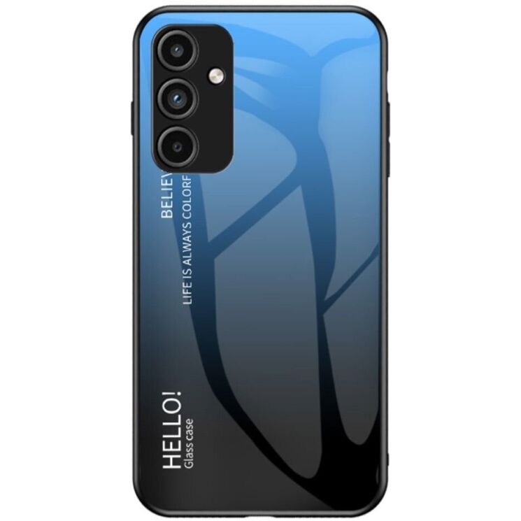 Защитный чехол Deexe Gradient Color для Samsung Galaxy A15 (A155) - Black / Blue: фото 1 из 12