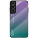 Защитный чехол Deexe Gradient Color для Samsung Galaxy S21 FE (G990) - Purple / Green (230645VG). Фото 1 из 11