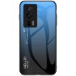 Защитный чехол Deexe Gradient Color для Xiaomi Poco F5 Pro / Redmi K60 / Redmi K60 Pro - Black / Blue (327219BL)