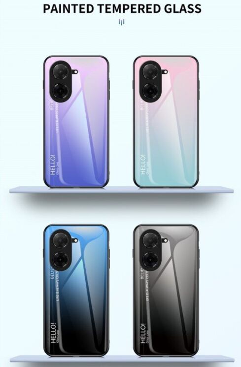 Захисний чохол Deexe Gradient Color для Xiaomi Redmi A5 - Rose: фото 11 з 14