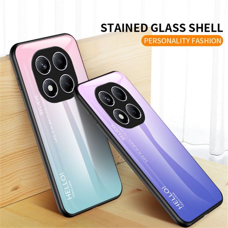 Защитный чехол Deexe Gradient Color для Xiaomi Redmi Note 14 Pro - Yellow: фото 4 из 8