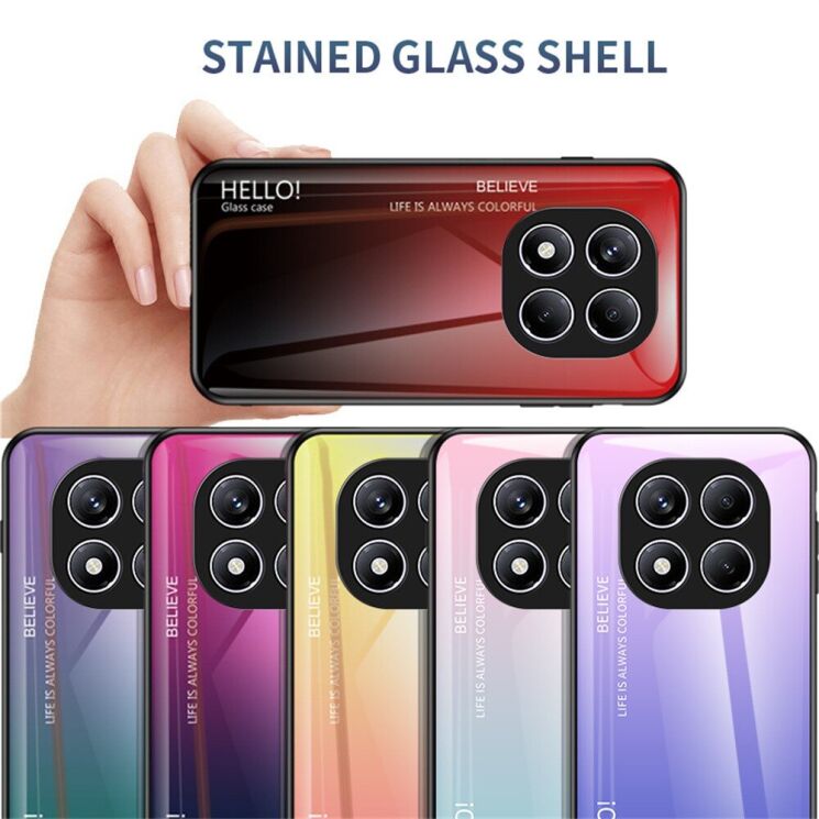 Защитный чехол Deexe Gradient Color для Xiaomi Redmi Note 14 Pro - Yellow: фото 8 из 8