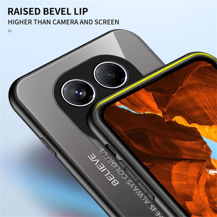 Защитный чехол Deexe Gradient Color для Xiaomi Redmi Note 14 Pro - Yellow: фото 7 из 8