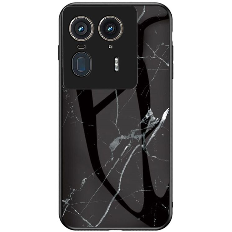 Защитный чехол Deexe Gradient Pattern для Motorola Edge 50 Ultra - Black: фото 1 из 12