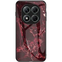 Защитный чехол Deexe Gradient Pattern для Xiaomi Redmi Note 14 Pro 5G / Poco X7 - Blood Red Marble: фото 1 из 8
