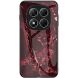 Захисний чохол Deexe Gradient Pattern для Xiaomi Redmi Note 14 Pro 5G / Poco X7 - Blood Red Marble (373512A). Фото 1 з 8