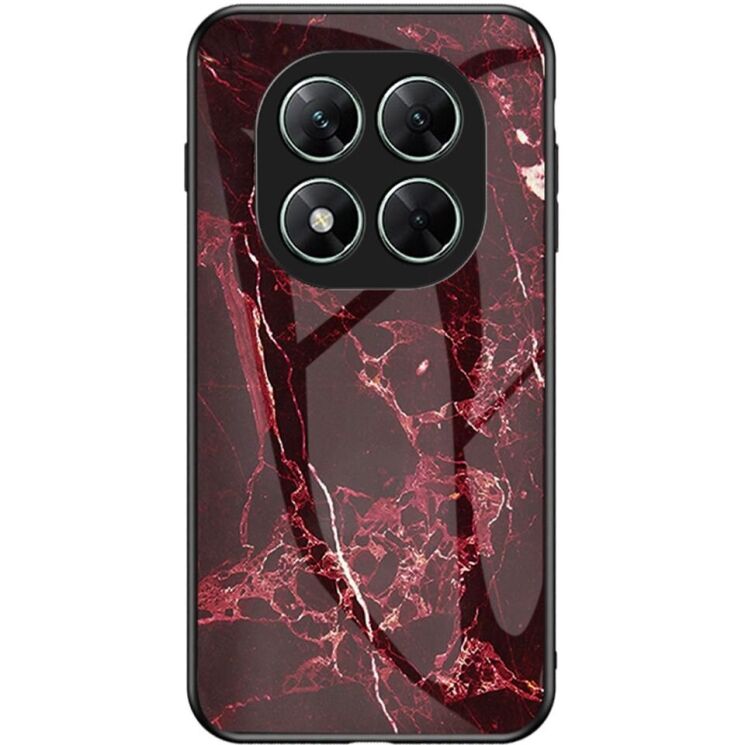 Захисний чохол Deexe Gradient Pattern для Xiaomi Redmi Note 14 Pro 5G / Poco X7 - Blood Red Marble: фото 1 з 8