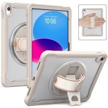 Защитный чехол Deexe Handstrap Сase для Apple iPad 10.9 (2022) / iPad 11 (2025) - Khaki: фото 1 из 12