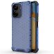 Защитный чехол Deexe Honeycomb Series для Xiaomi Redmi 13C / Poco C65 - Blue (342576L). Фото 1 из 5