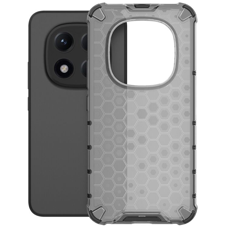 Защитный чехол Deexe Honeycomb Series для Xiaomi Redmi Note 15 Pro Plus / Poco M8 Pro 5G - Black: фото 2 из 6