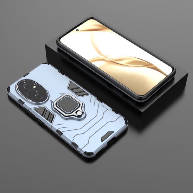 Защитный чехол Deexe Hybrid Case для Honor 200 - Blue: фото 4 из 6