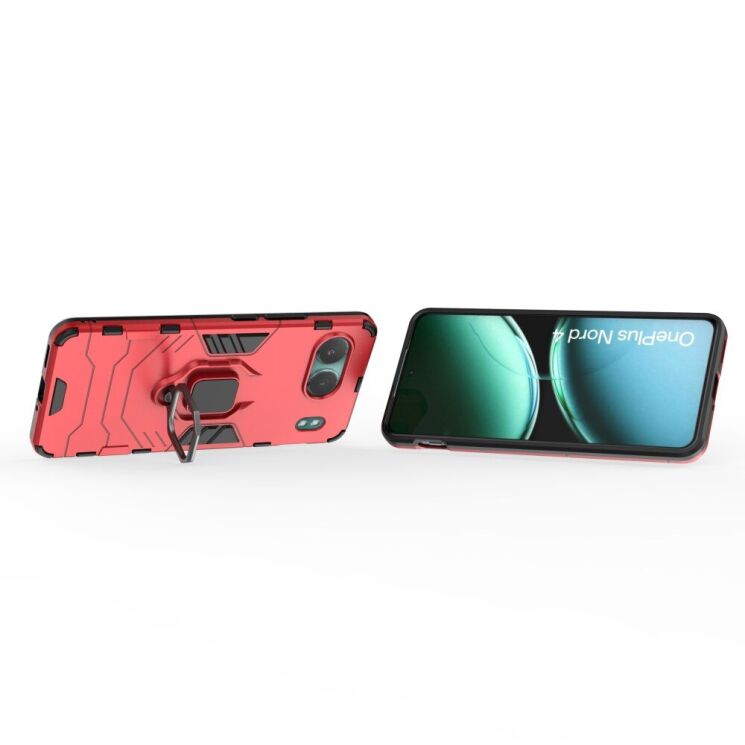 Защитный чехол Deexe Hybrid Case для OnePlus Nord 4 - Red: фото 2 из 5