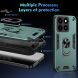 Защитный чехол Deexe Hybrid Shell для ZTE Blade A35 / Blade A55 - Green (367708G). Фото 6 из 7
