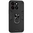 Защитный чехол Deexe Hybrid Shell для ZTE Blade A35 / Blade A55 - Black (367708B)